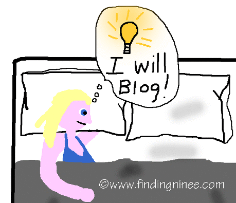 deciding to start a blog - findingninee.com