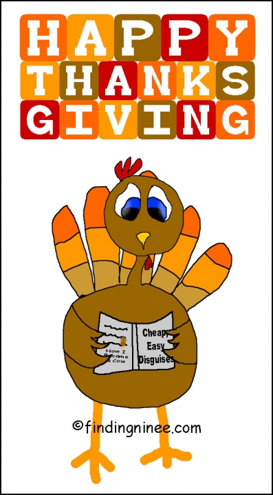 Thanksgiving turkey reading cheap easy disguises book-1