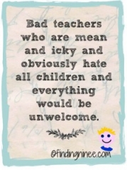 bad teachers unwelcome copy