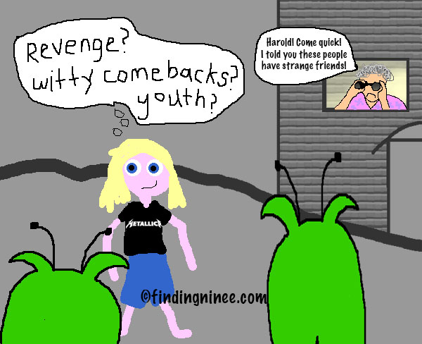 What to wish for revenge witty comebacks or youth