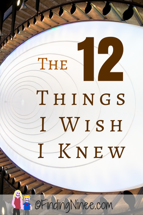 12 things I wish I knew