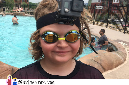 Tucker waterpark with gopro happy priceless