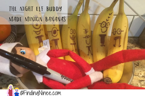 The night elf Buddy made minion bananas